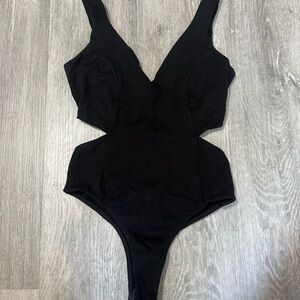 Lulu's Classic Black Bodysuit